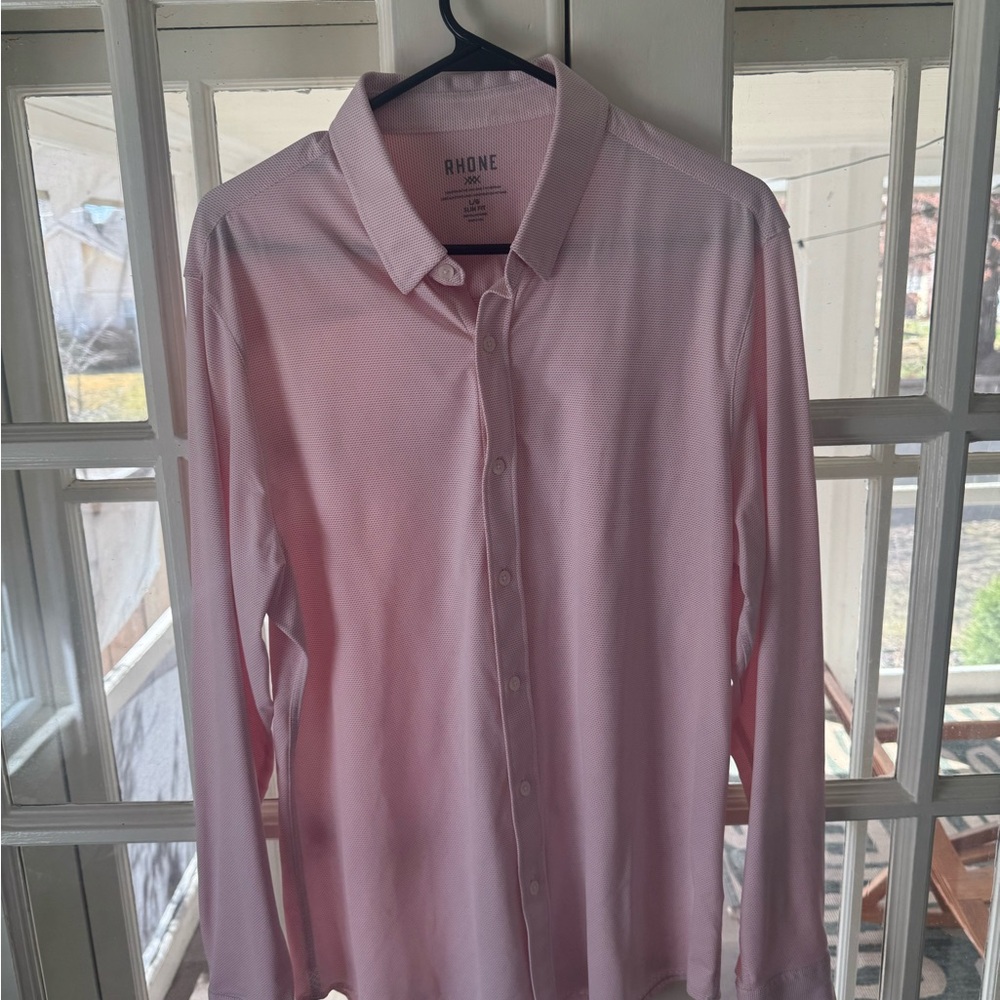 Rhone Men's Pink Shirt